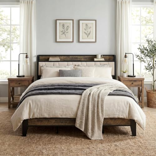 Walnut and Beige