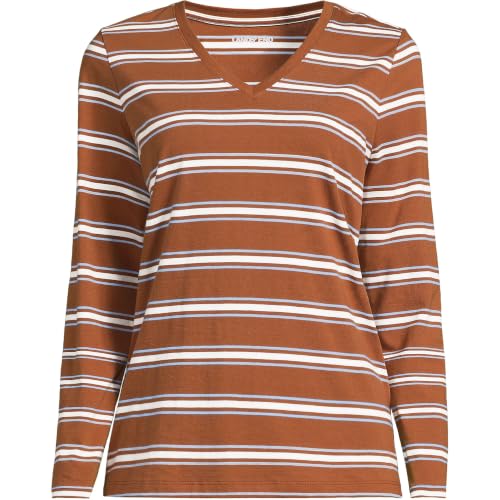 Clear Blue Sky/Brown Stripe