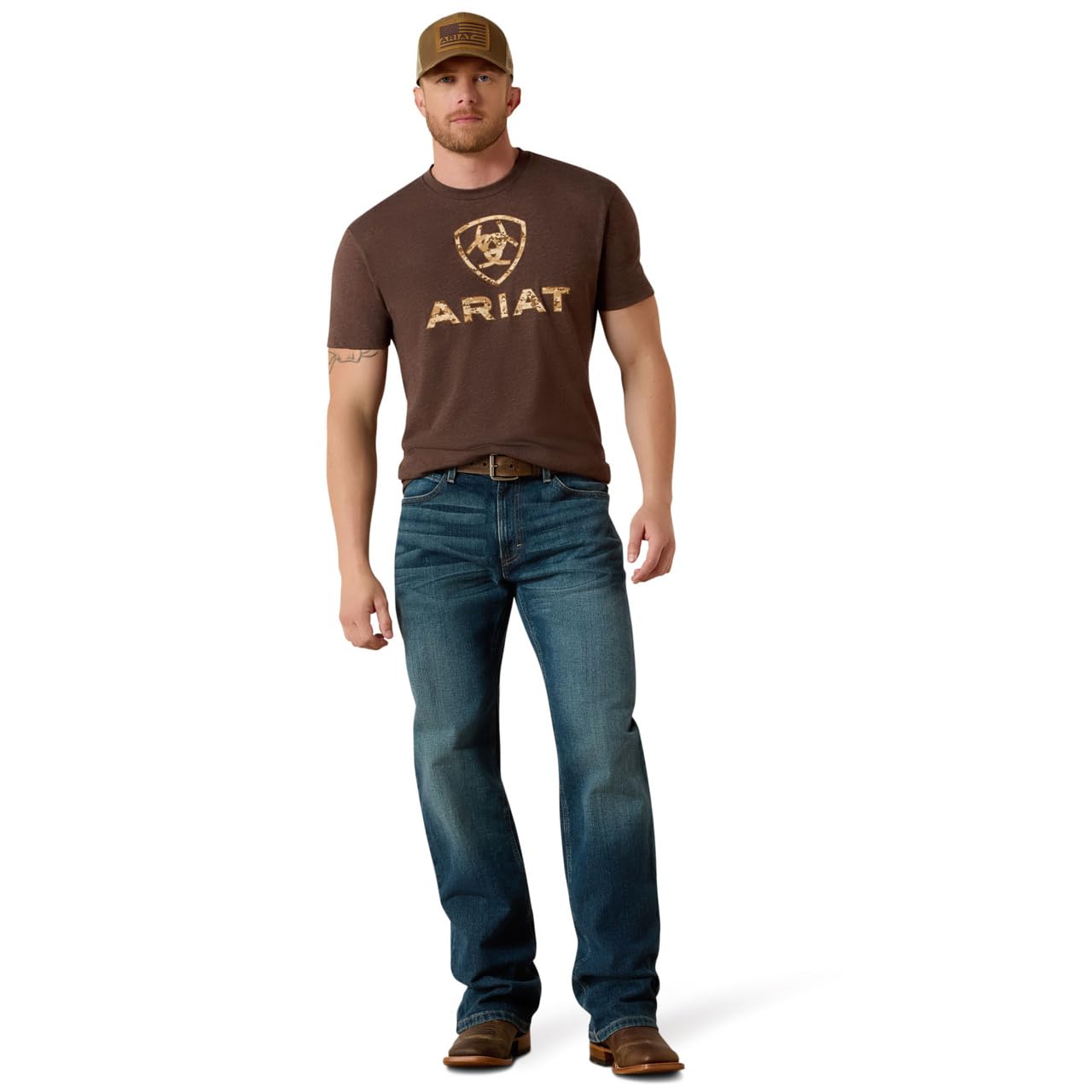 ARIAT Men’s M4 Low Rise Stretch Legacy Boot Cut Jean
