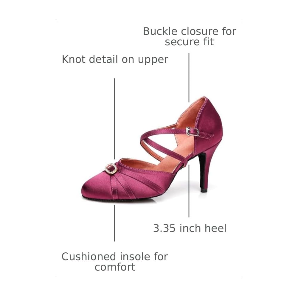 L117b Amaranth 8.5cm Heel