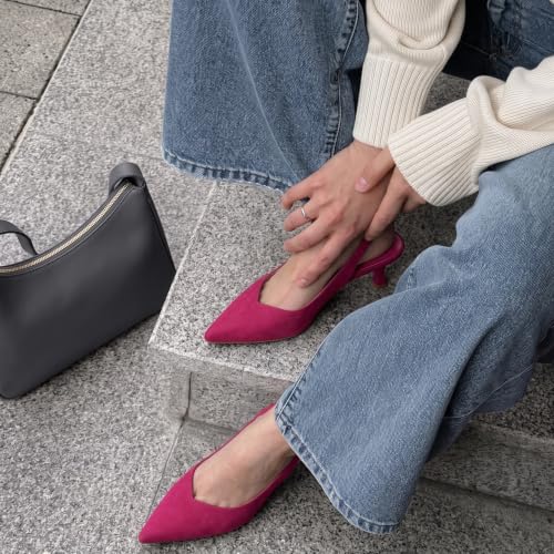 Fuchsia Microsuede