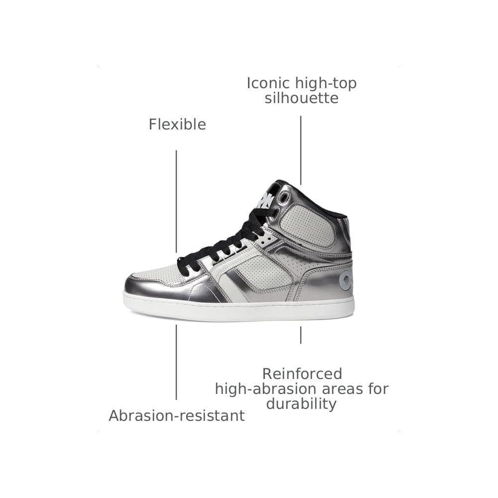 Silver/Black/White