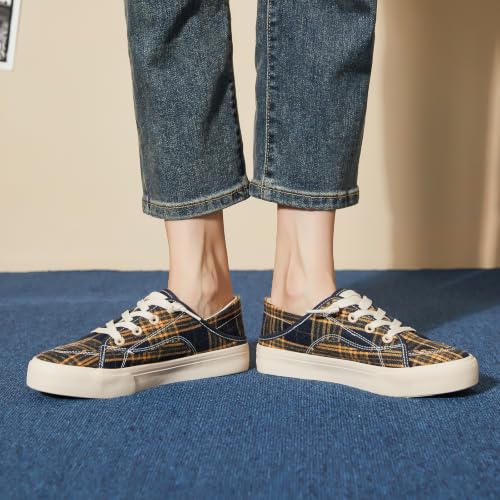 Plaid Navy Blue