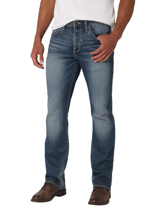 Rock & Republic Men's Mid-Rise Bootcut Jean, Denied, 36W x 36L