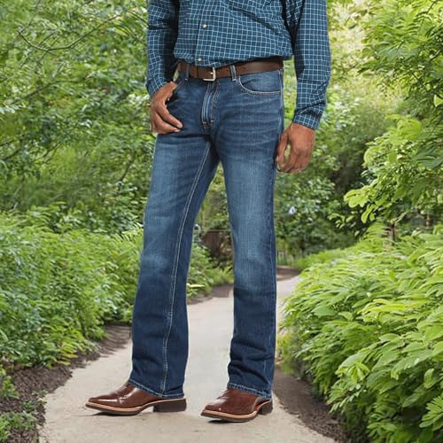 ARIAT Men’s M4 Low Rise Stretch Legacy Boot Cut Jean