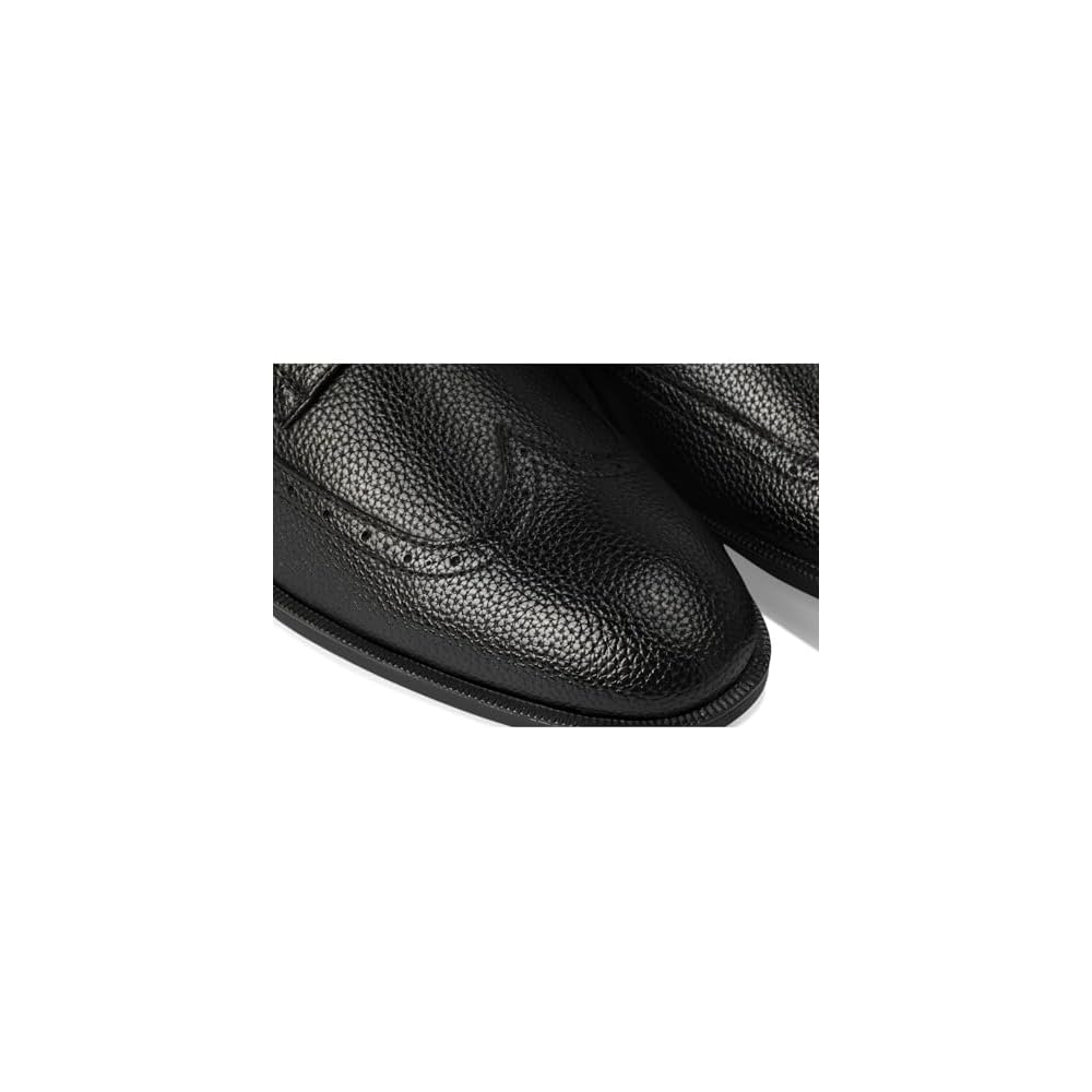 Black Grainy Leather