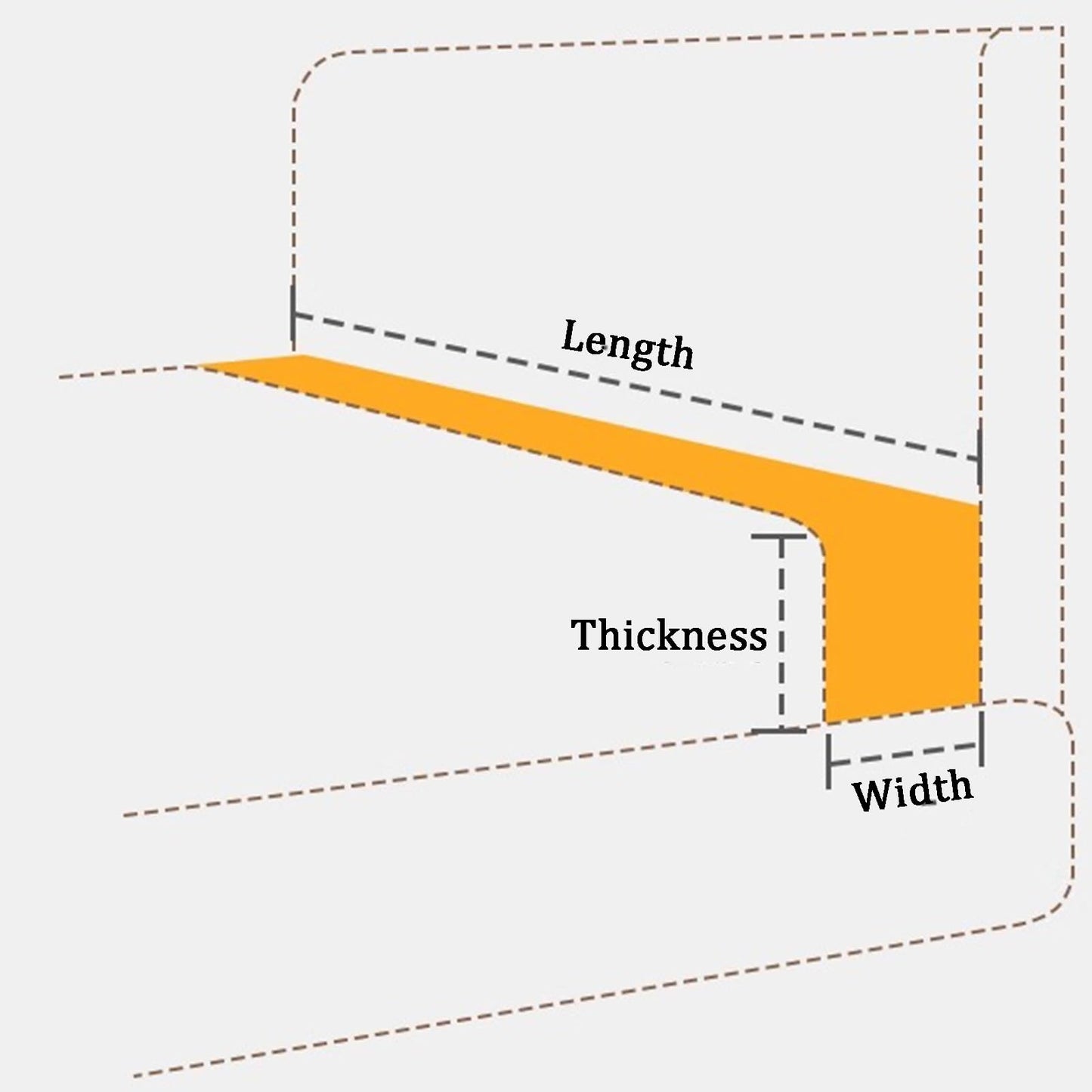 Customized Size Bed Gap Filler, Mattress Extender Bolster Headboard Pillow Cushion with Removable Cover for King Headboard Bed, Mattress Extension Filler