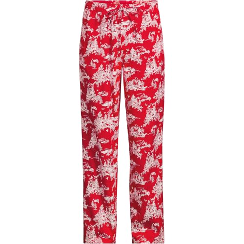 Red/Ivory Woodland Scene