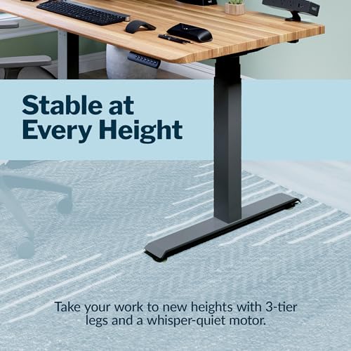 Butcher Block Top / Slate Legs