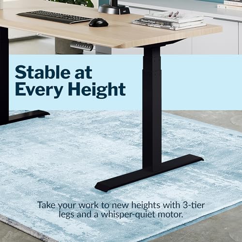 Light Wood Top / Black Legs