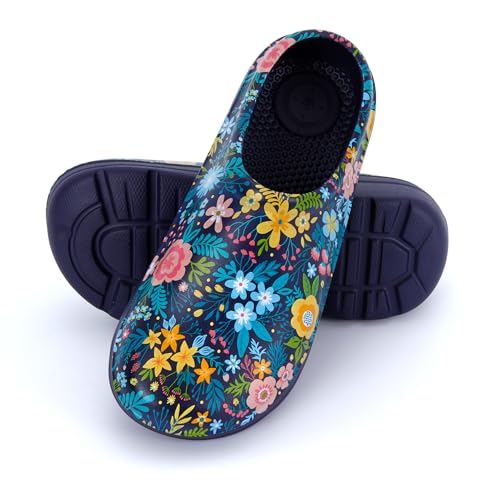 Bright Navy Floral