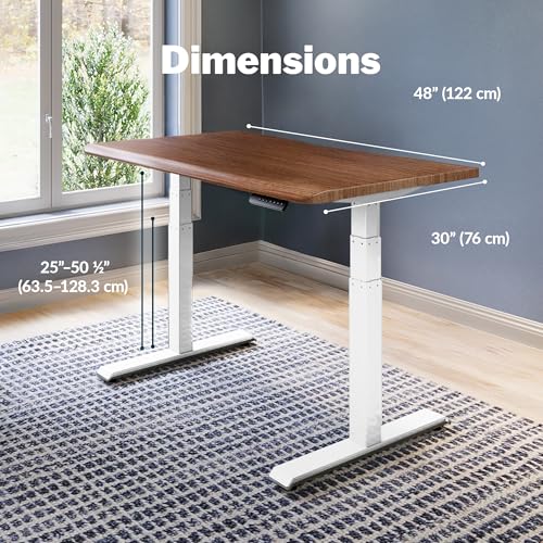 Walnut Top / White Legs