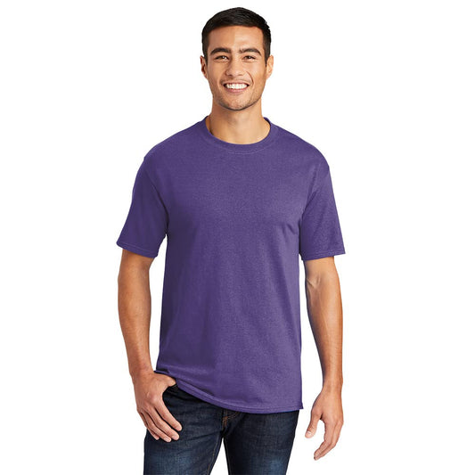Port & Company Men's Tall 50/50 Cotton/Poly T Shirts 3XLT Purple