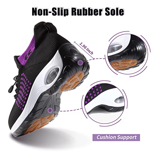 Black Purple-air Cushion