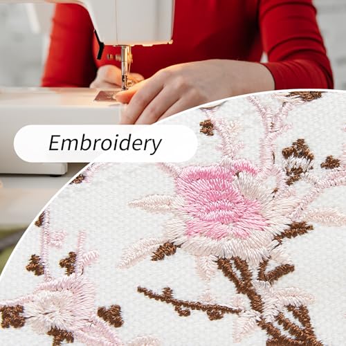 White Embroidery Flower