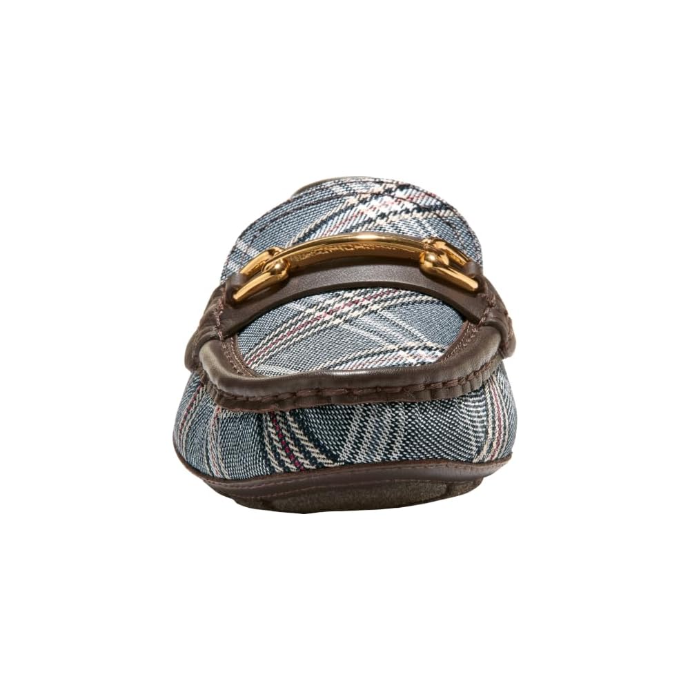 Classic Plaid Textile/Dark Chocolate Leather