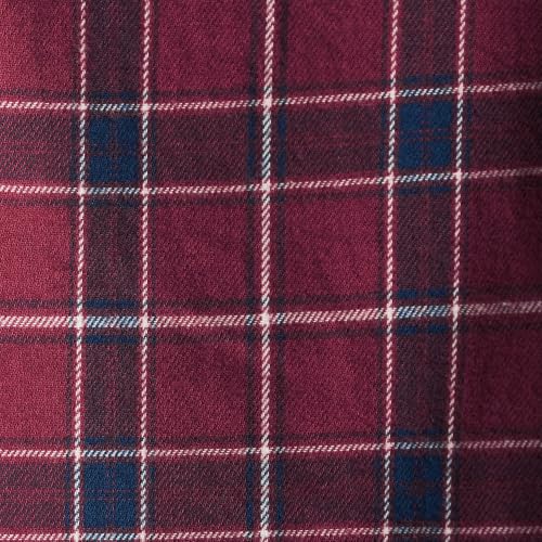 Burgundy/Radiant Navy Plaid
