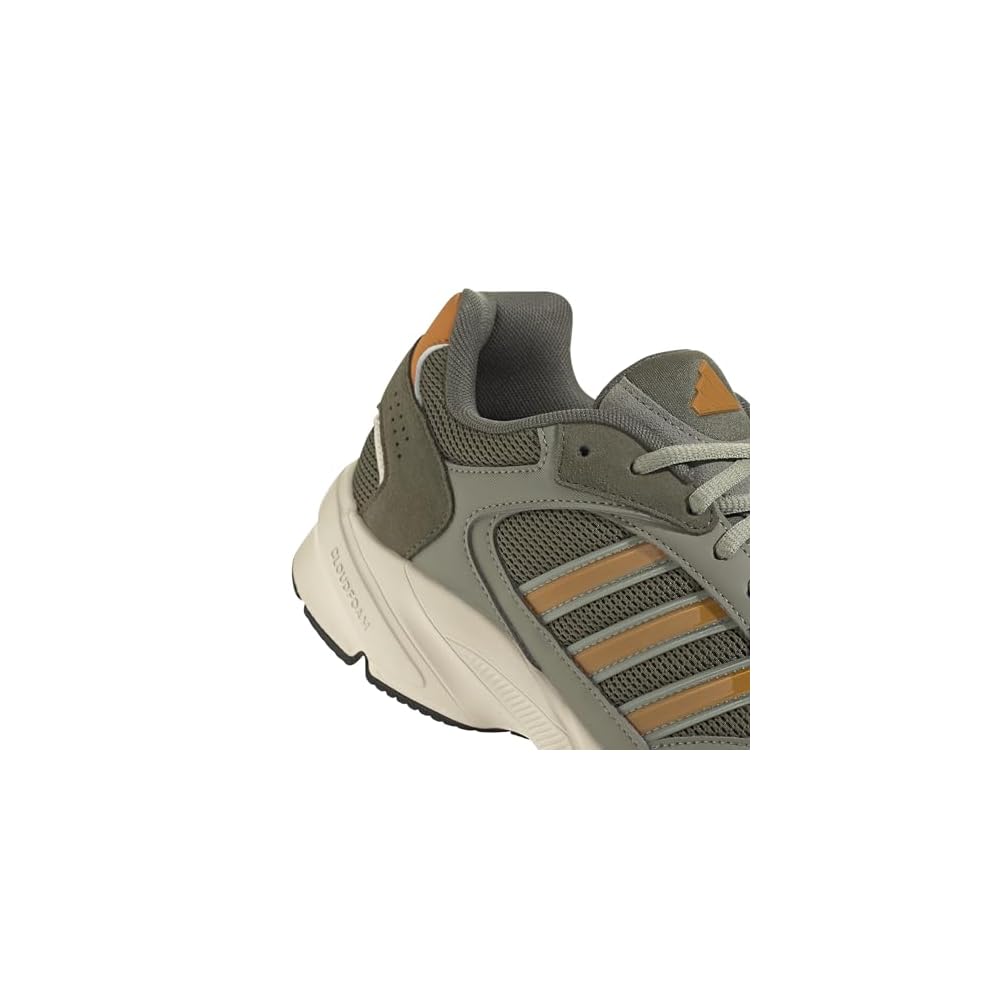 Olive Strata/Focus Orange/Silver Pebble