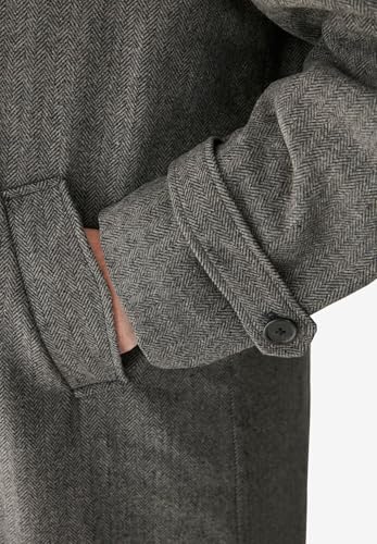 Charcoal Herringbone
