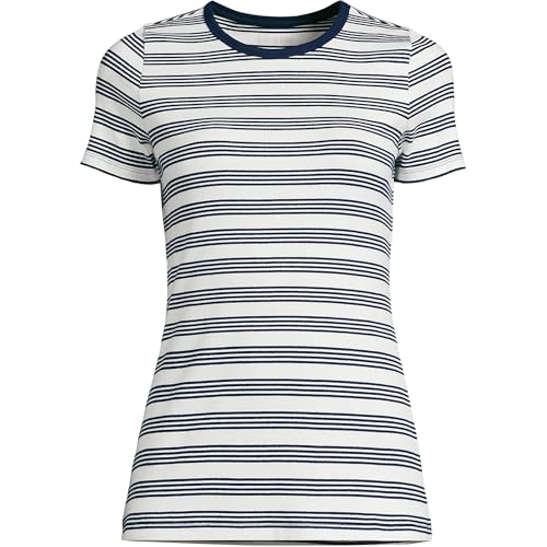 Ivory/Deep Sea Quad Stripe