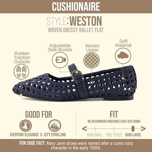 Navy Woven