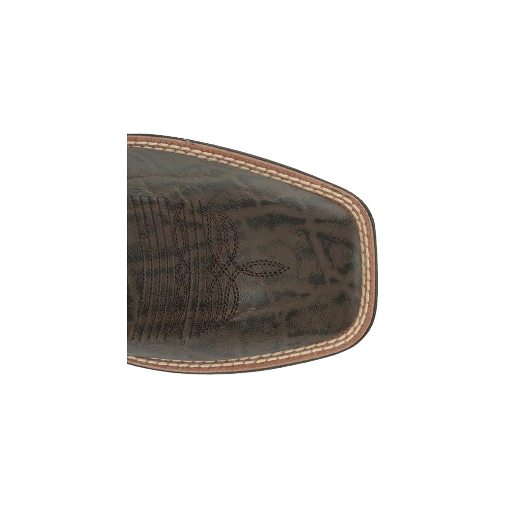 Chocolate Elephant Print/Crinkled Grey