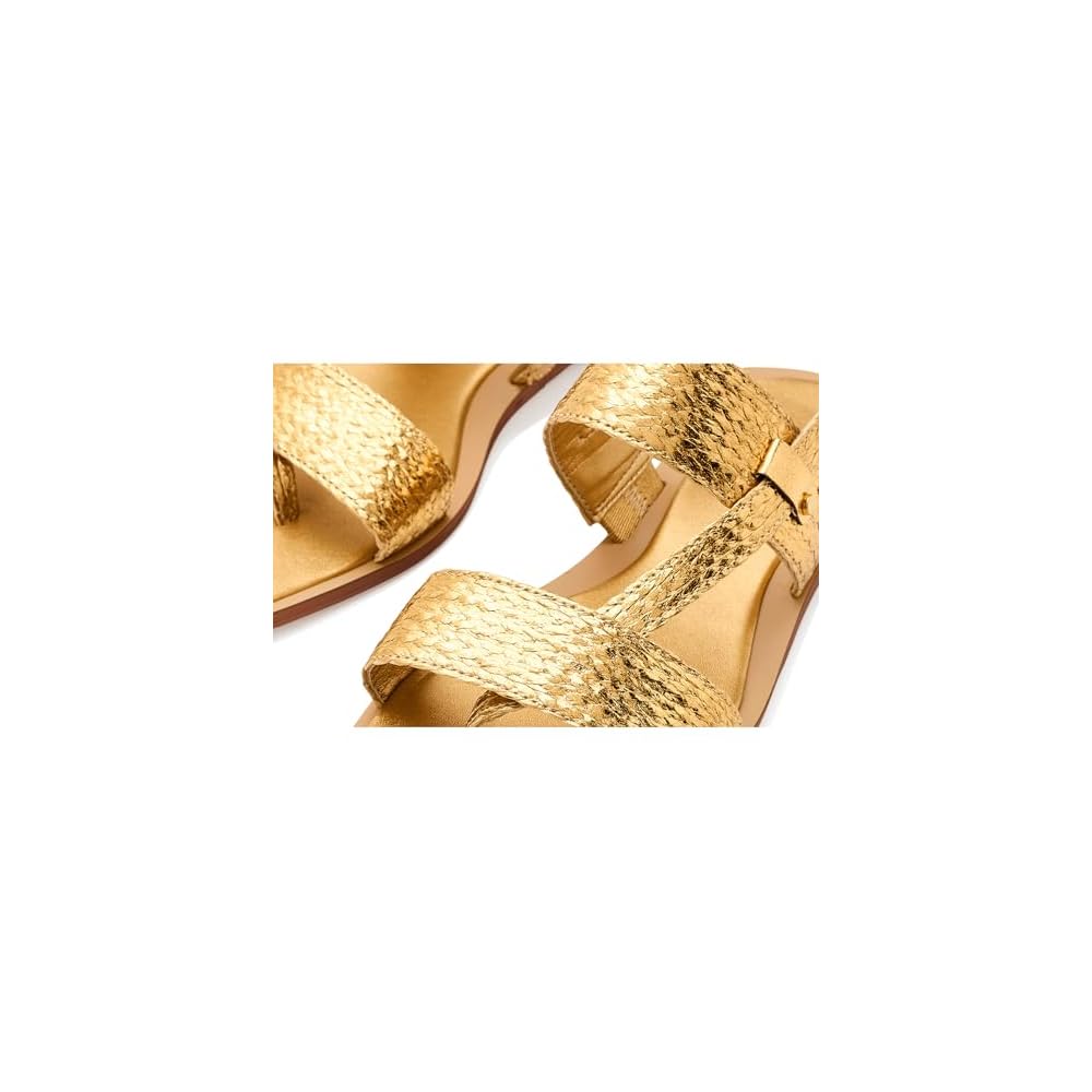 Ocra Gold Metallic Braided Raffia