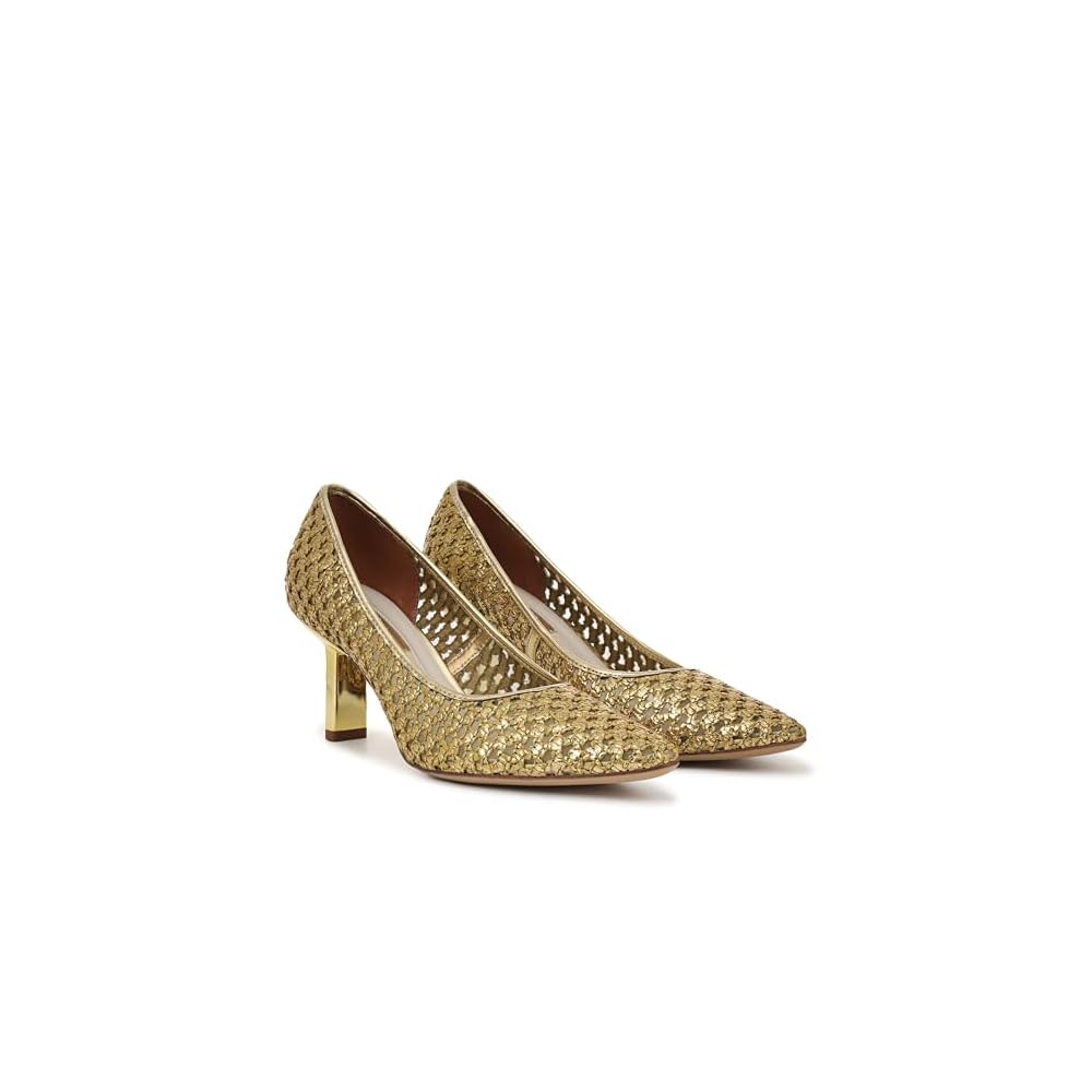 Gold Woven Faux Raffia