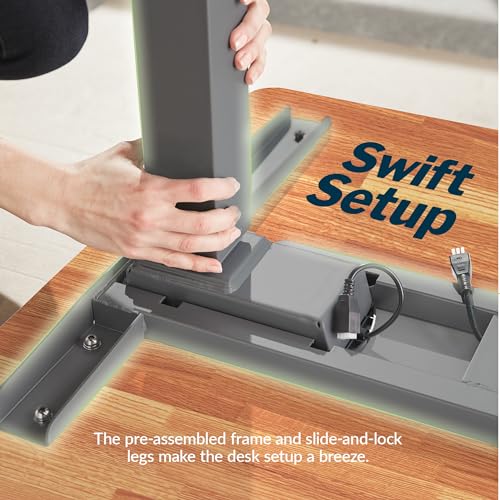 Butcher Block Top / Slate Legs