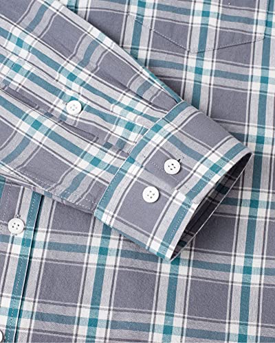 Grey/Green, Plaid