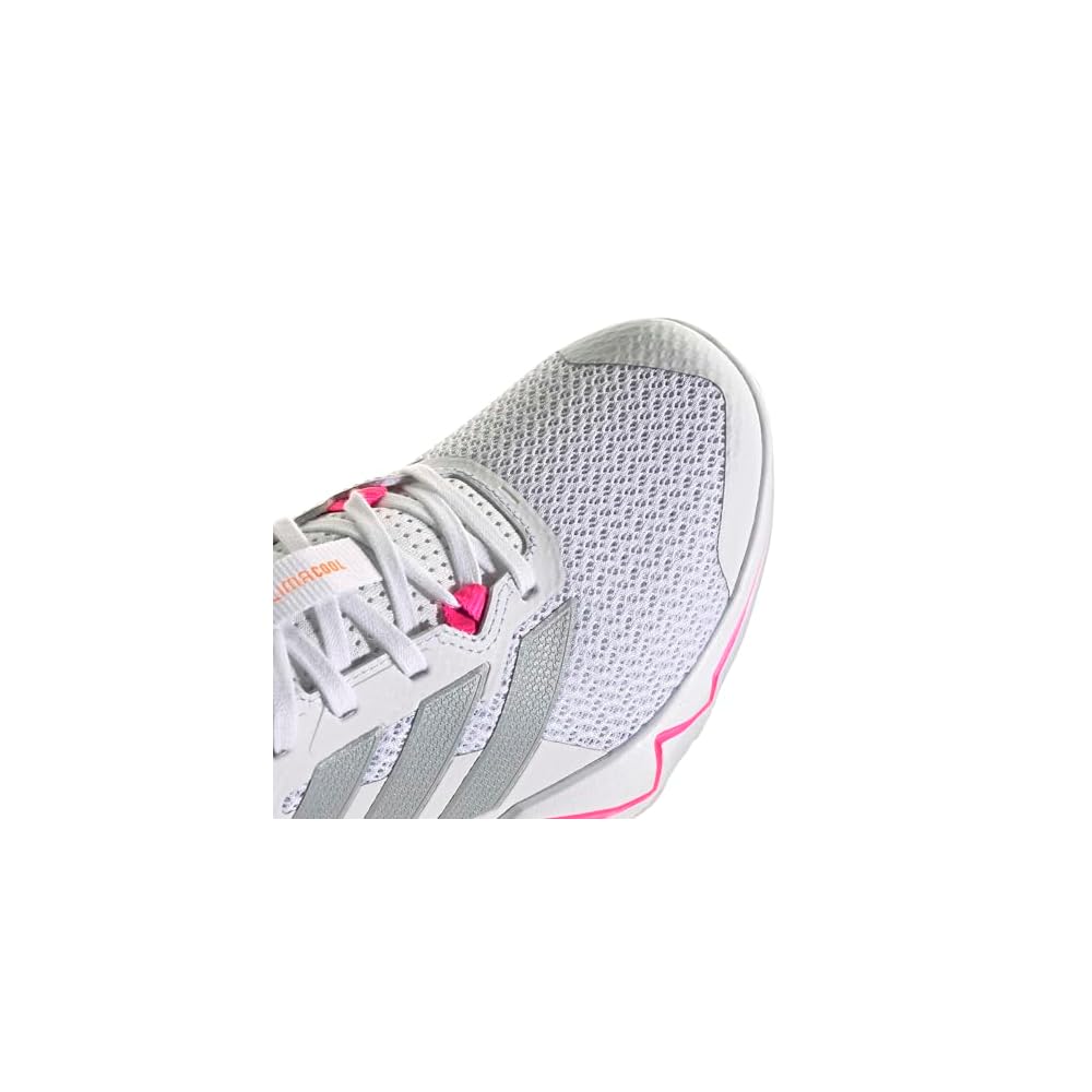 White/Silver Metallic/Lucid Pink