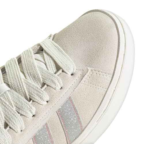 Off White/Silver Metallic/Semi Pink Spark