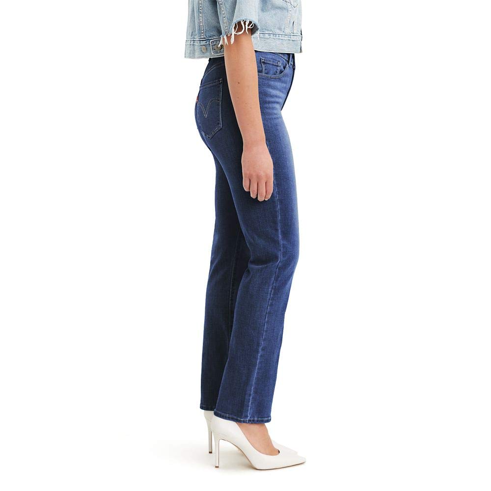 Levi's Womens Classic Straight (Also Available In Plus) Jeans, Lapis Dark Horse, 32 Long US