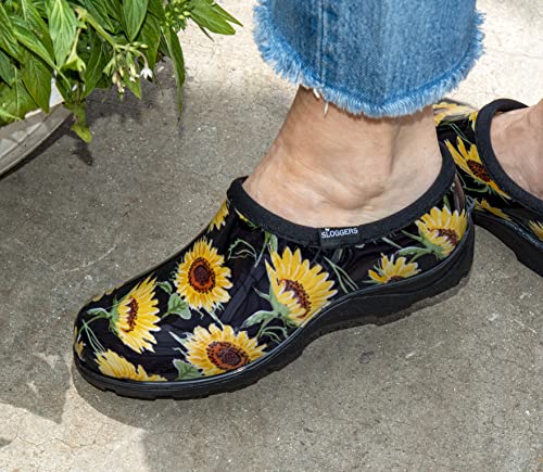Sunflower Print Black