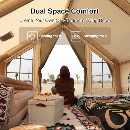 Light Beige-Dual-layer Doors
