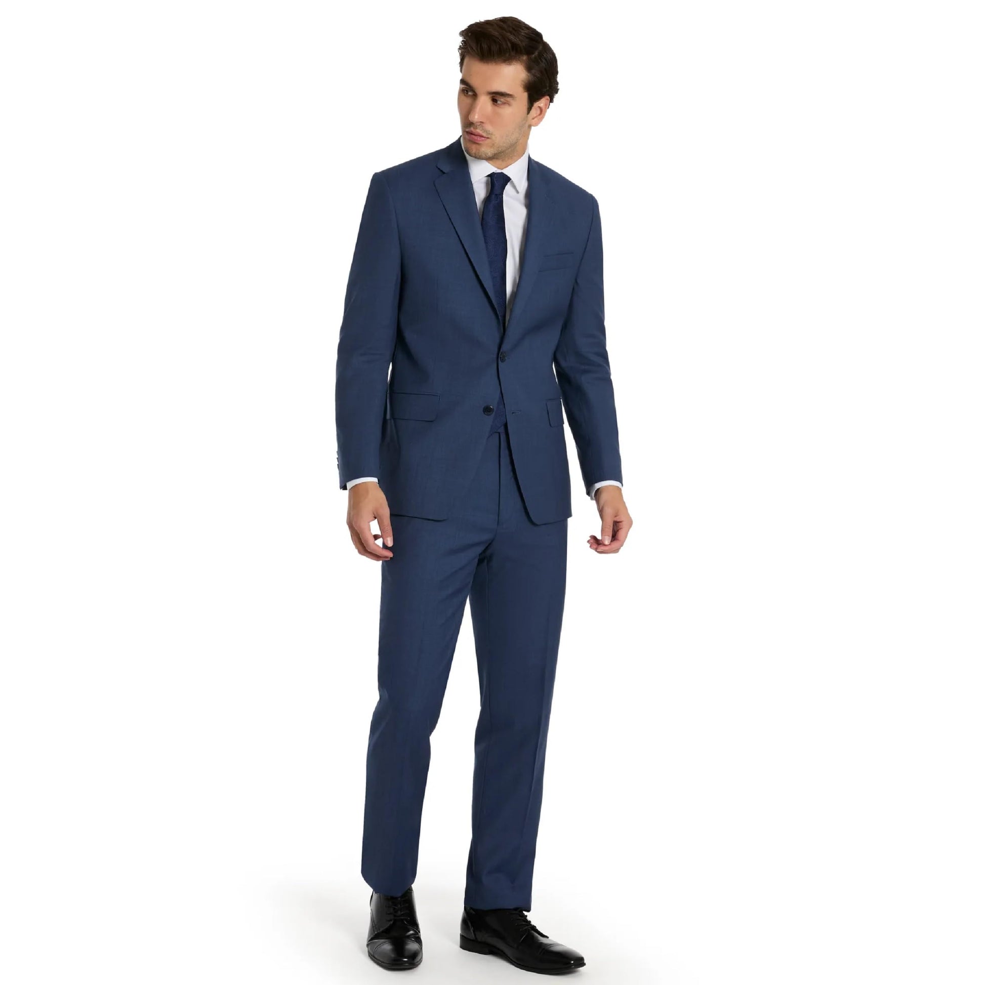 Light Blue Sharkskin