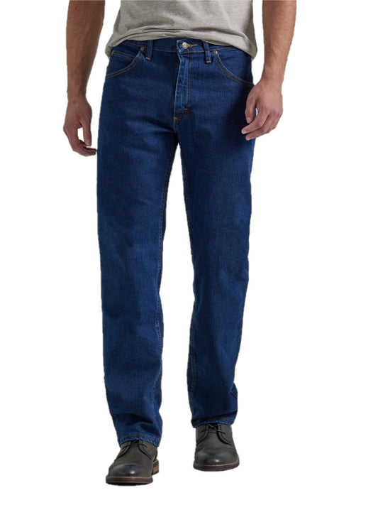 Classic 5-Pocket Regular Fit Flex Jean, Dark Indigo Flex, 36W x 36L