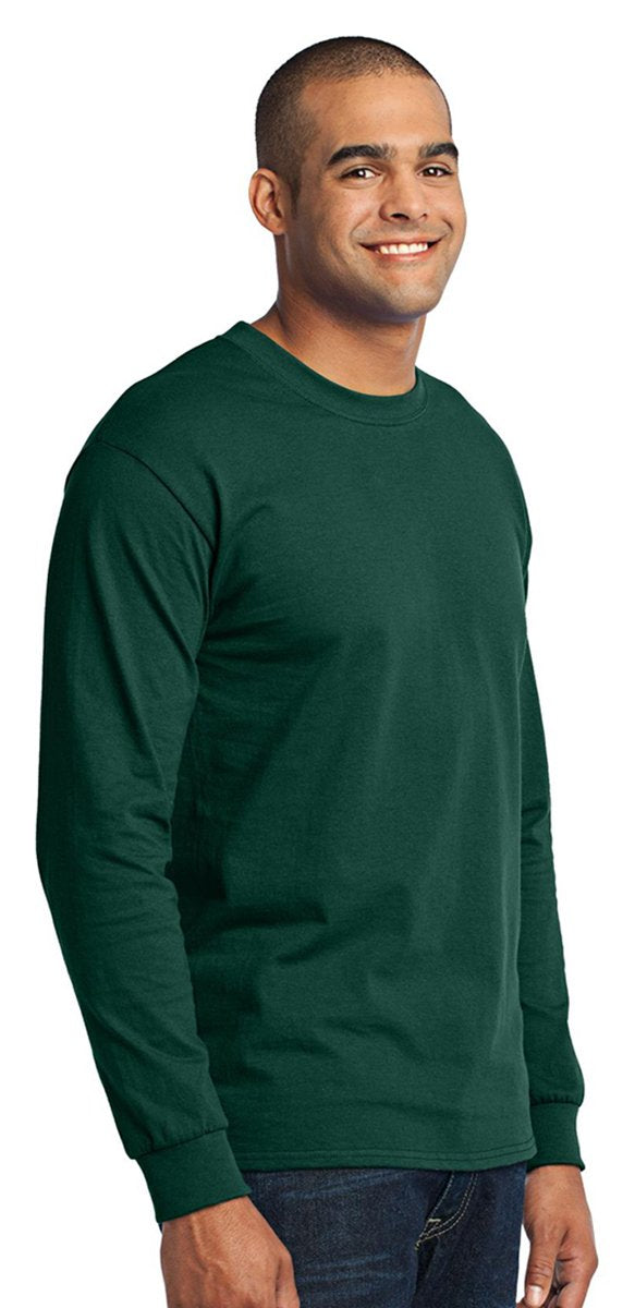 Port & Company Men's Tall 50/50 Cotton/Poly T Shirts 3XLT Dark Green