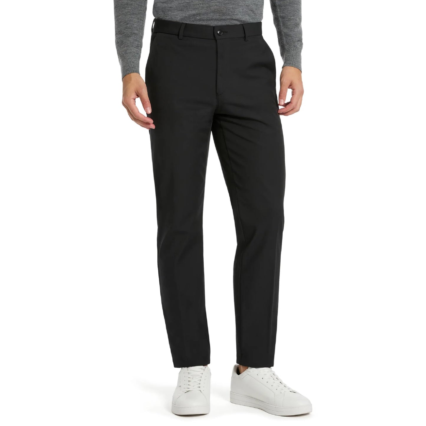 Michael Kors Black Solid Classic Pants|Black,40/36