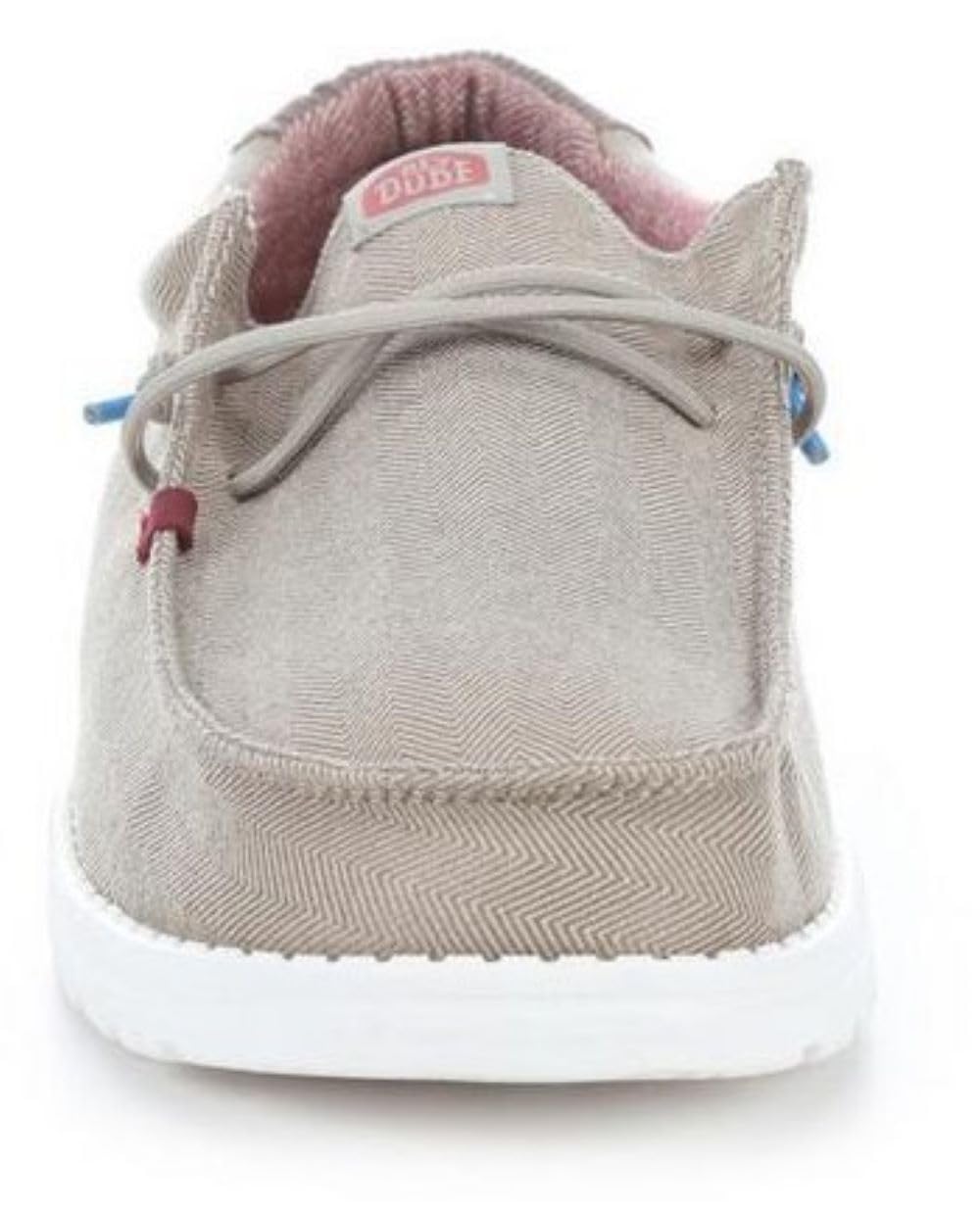 HEYDUDE Men's Wally Stretch Canvas, Herringbone Tan, Size 14