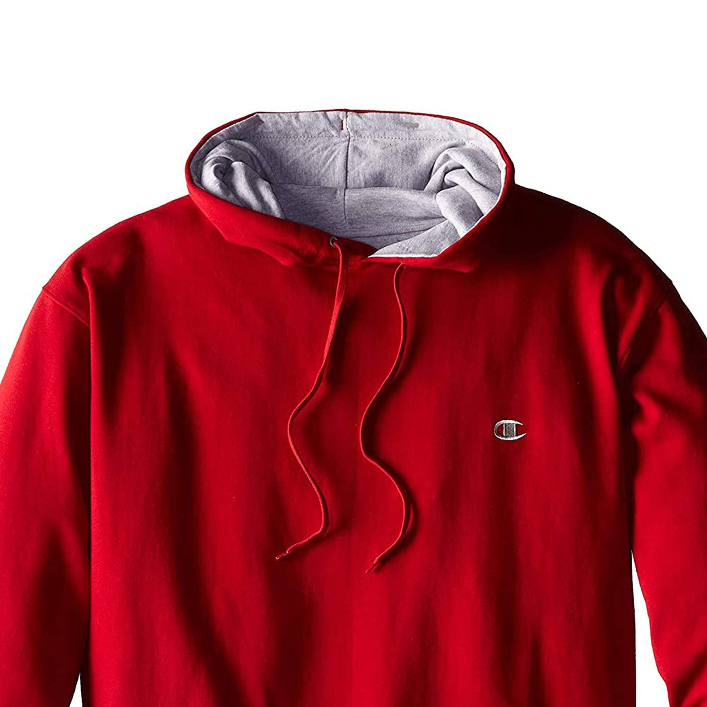 Champion Big and Tall Hoodies for Men - Fleece Pullover Sweatshirt Mens Hoodie Red