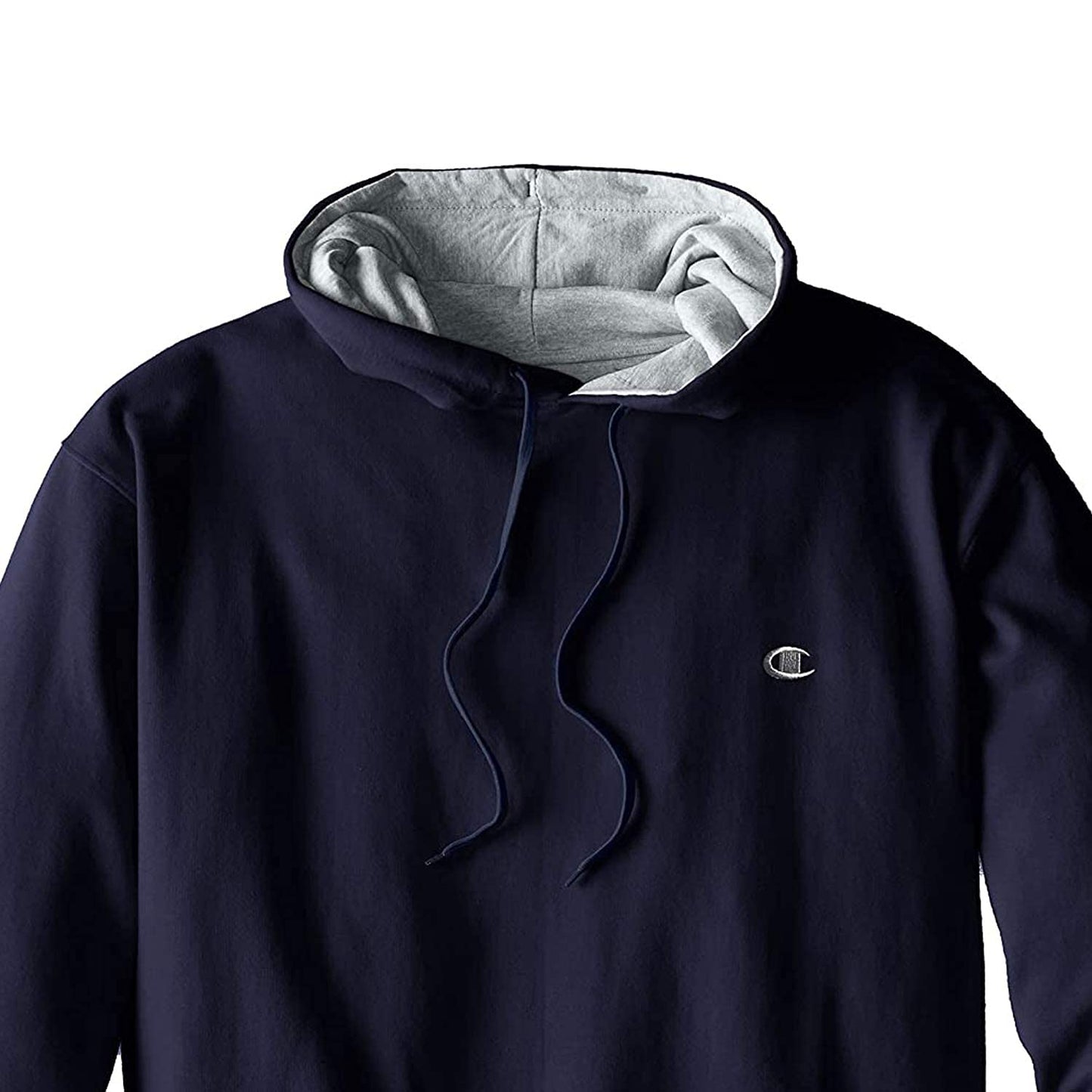Champion Big and Tall Hoodies for Men - Fleece Pullover Sweatshirt Mens Hoodie Navy