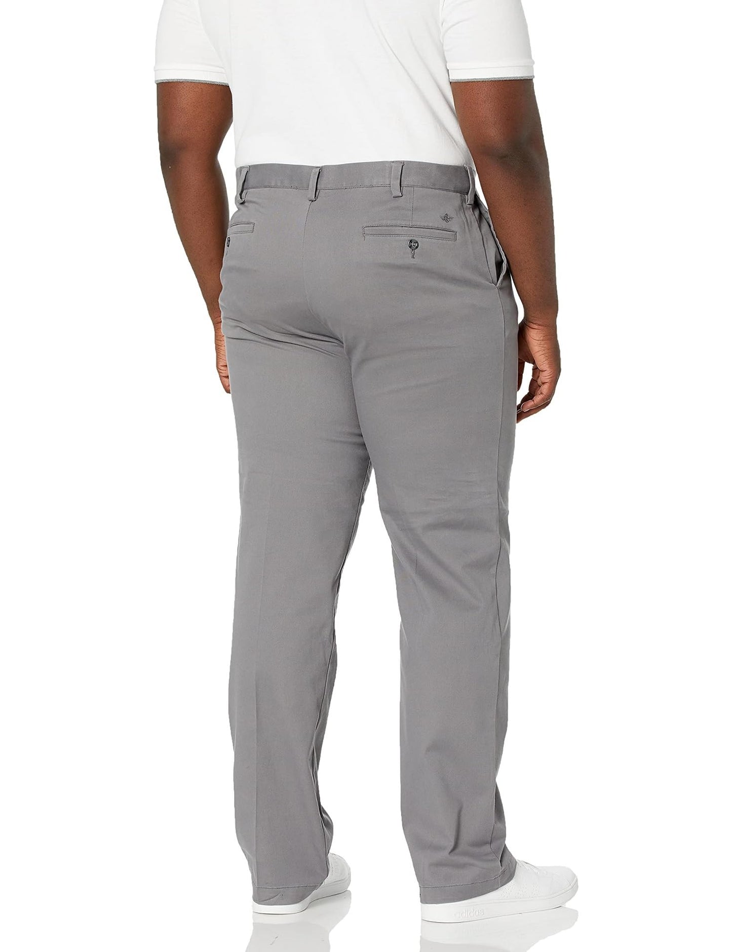 Dockers Men's Classic Fit Easy Khaki Pants (Regular and Big & Tall), Burma Grey, 42W x 36L