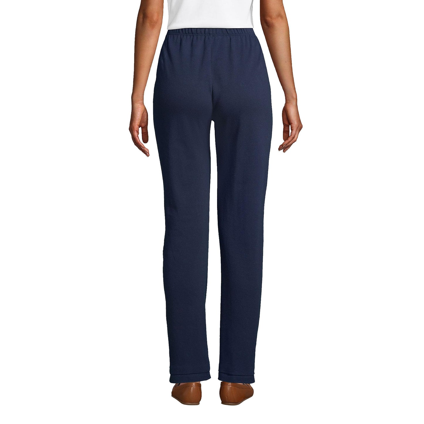 Lands' End Women s Sport Knit Pants Radiant Navy Tall X-Large