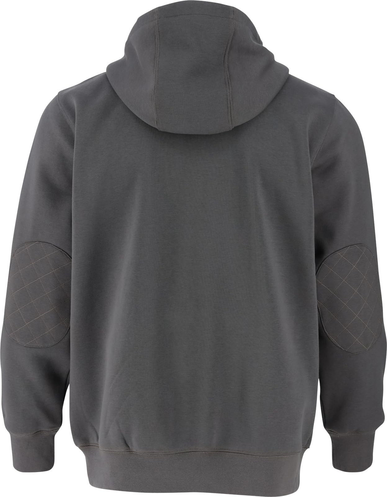 Legendary Whitetails Men's Big & Tall Hoodie Quarter Zip Quilted Sweatshirt Double Layered Lined Hood, Charcoal