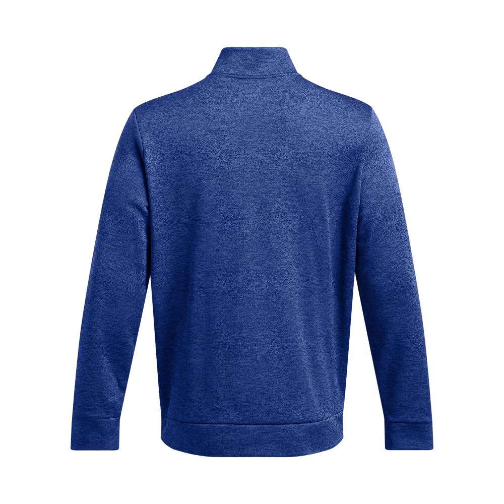 Under Armour Men's Armour Fleece Twist Quarter Zip, (432) Tech Blue / / Black, 3X-Large
