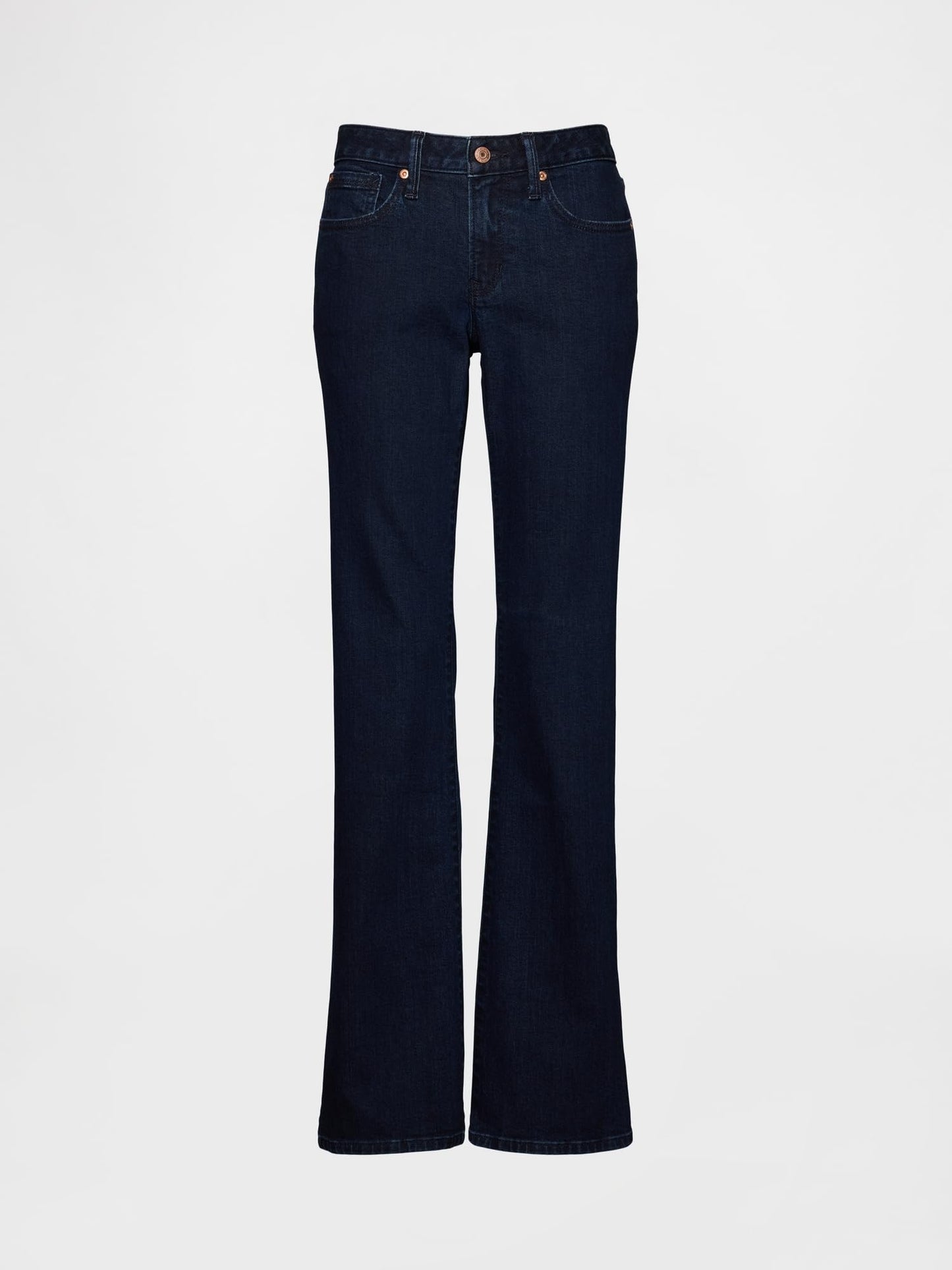 GAP Womens Long and Lean Fit Denim Jean Dark Indigo 30 Long