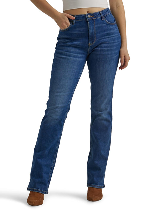 WranglerwomensHigh Rise Bold Boot Jean Crimson