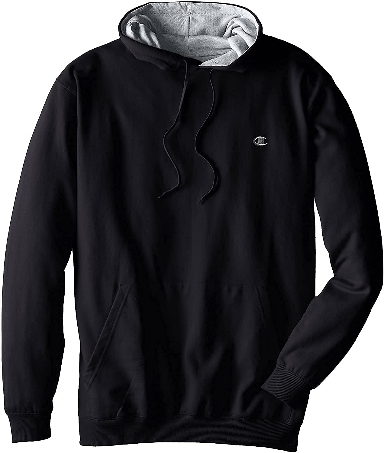 Champion Big and Tall Hoodies for Men - Fleece Pullover Sweatshirt Mens Hoodie Black