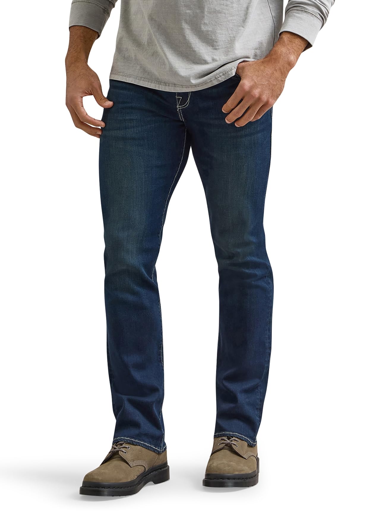 Rock & Republic Men's Mid-Rise Bootcut Jean, One Hunnid, 34W x 36L